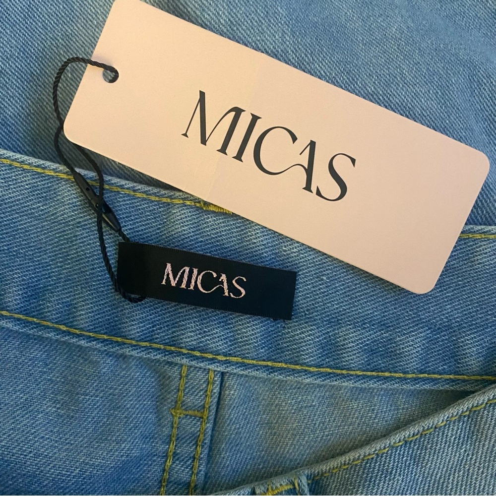 MICAS Women's Light Wash Blue Jeans size S NWT - Picture 5 of 6